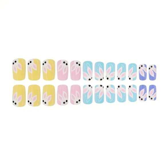 Easter Bunny Press-on Nail Set - Picture 6 of 6